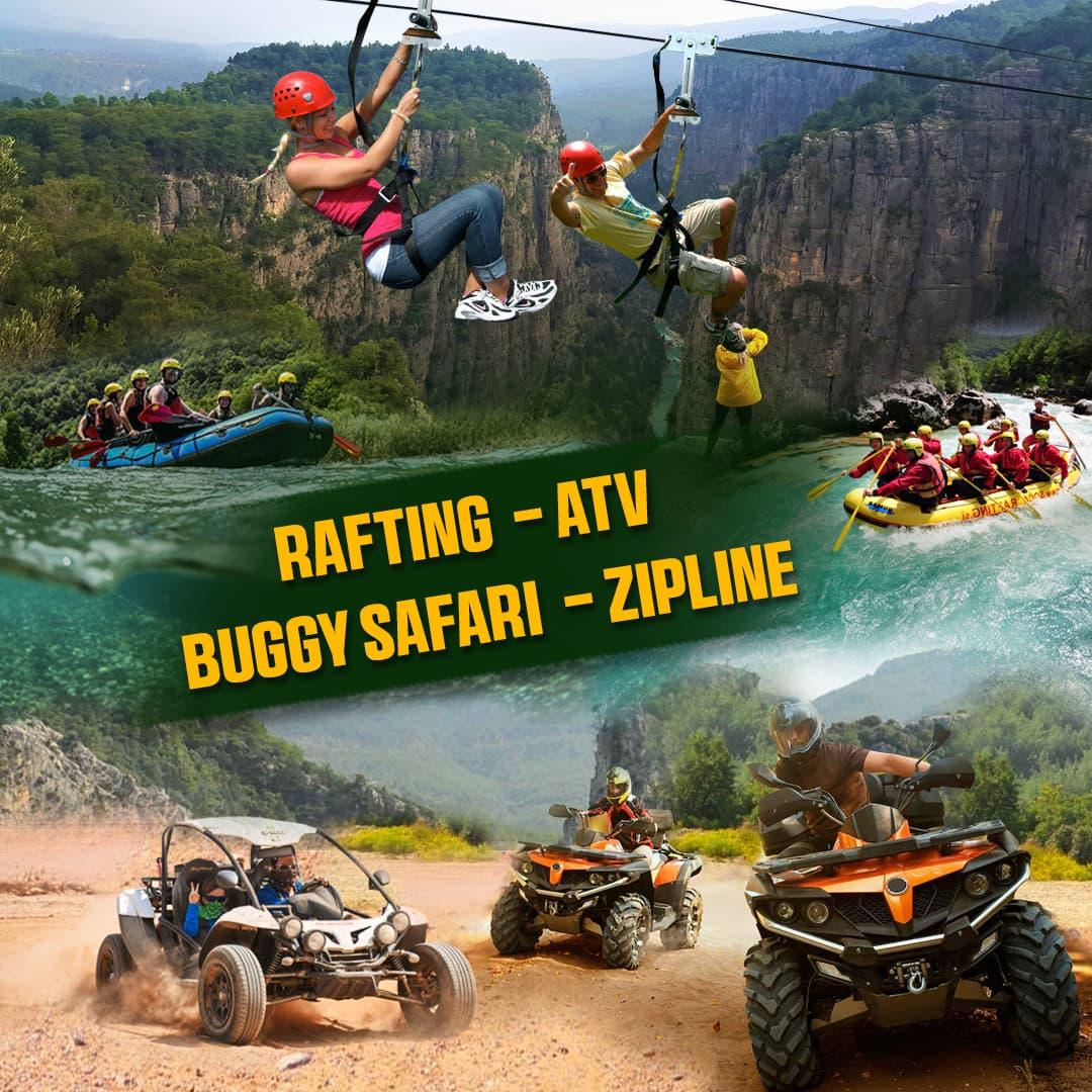 Rafting - ATV - Buggy Safari - Zipline
